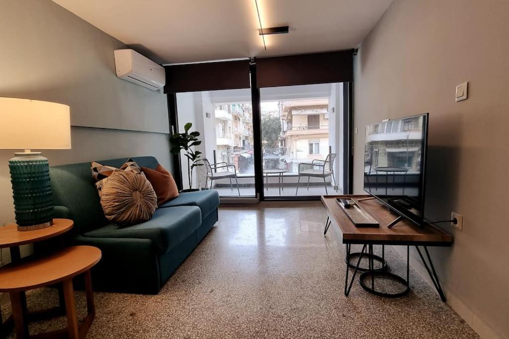 Μπροστά Στη Πλατεία Ναυαρίνου/Τσιμισκη Διαμέρισμα Thessaloníki Ngoại thất bức ảnh